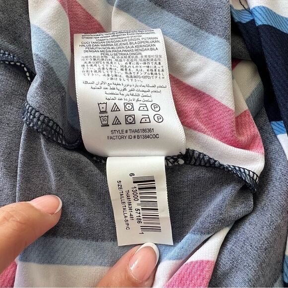 BCBGeneration Striped Wrist Tie A Line Dress Size S - Picture 5 of 7